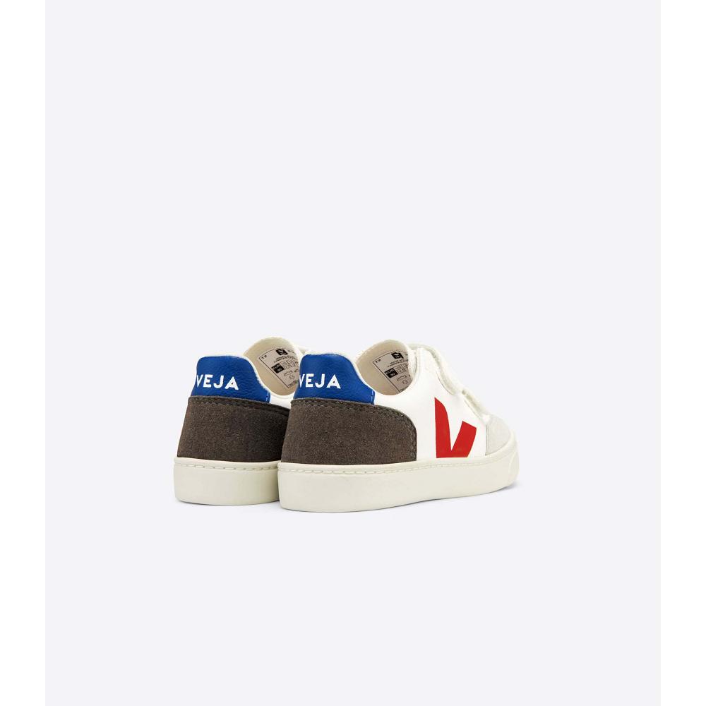 White/Black Kids' Veja V-12 CHROMEFREE Shoes | AU 750JPQ